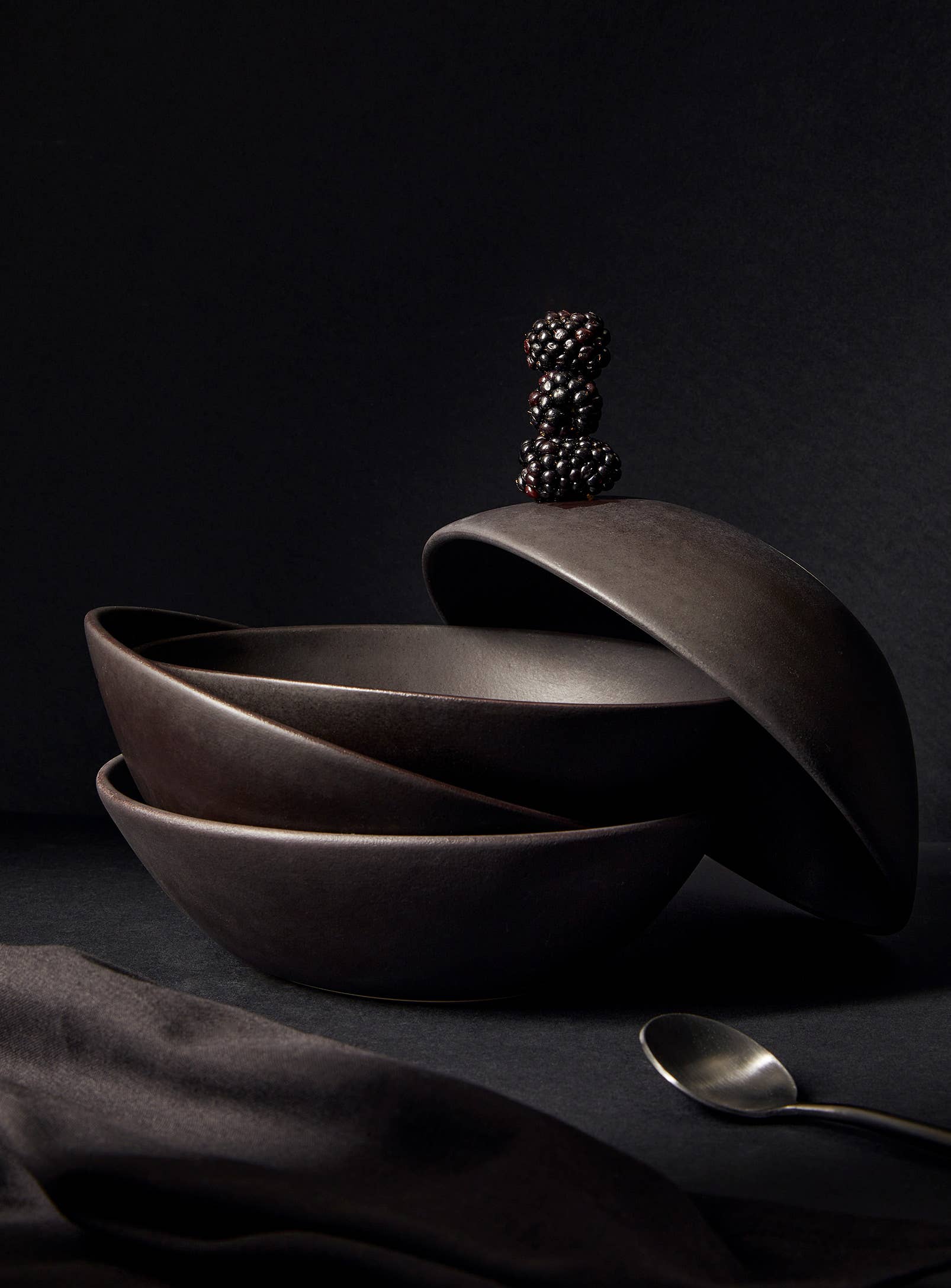 Dadasi Soup Plate | Matte Black