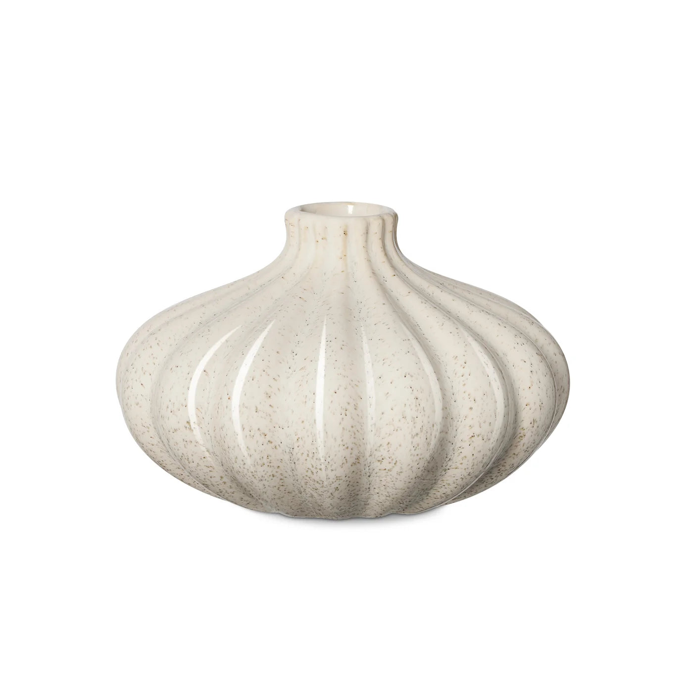 Allium Gourd | Reactive White Glaze Ceramic Vase