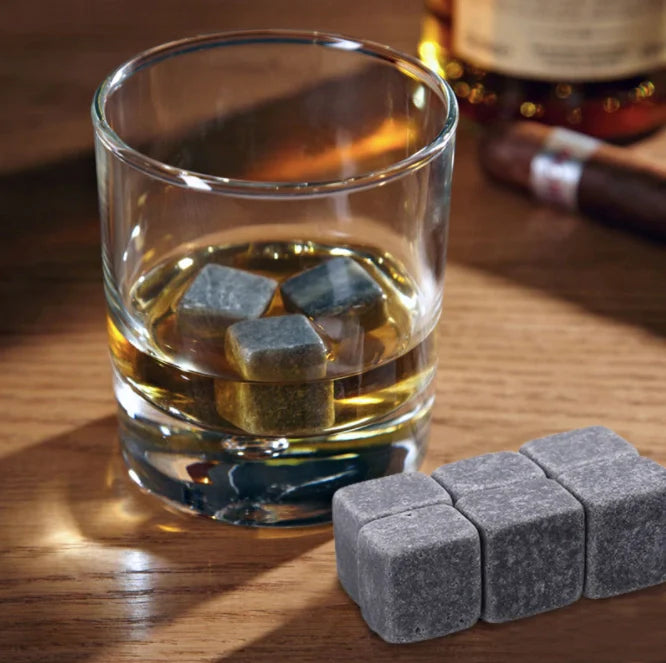 Reusable Whiskey Stones | White