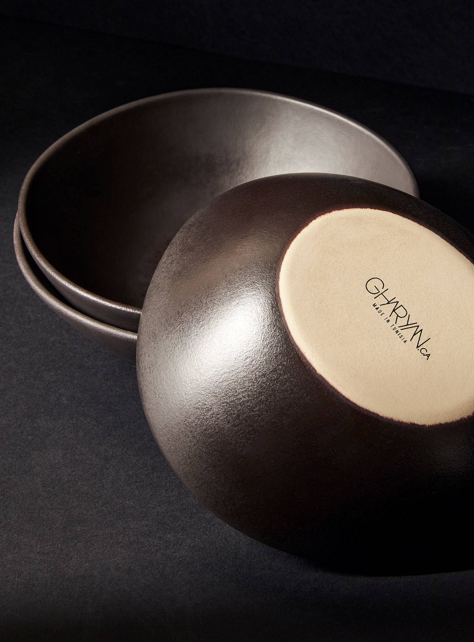 Dadasi Soup Plate | Matte Black