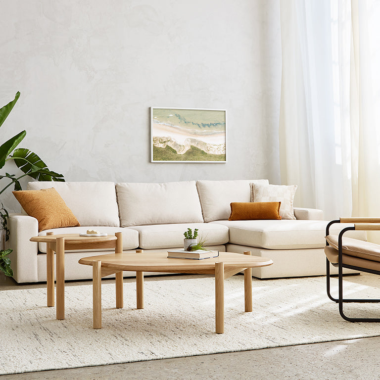 Ashdale Sectional | Merino Cream