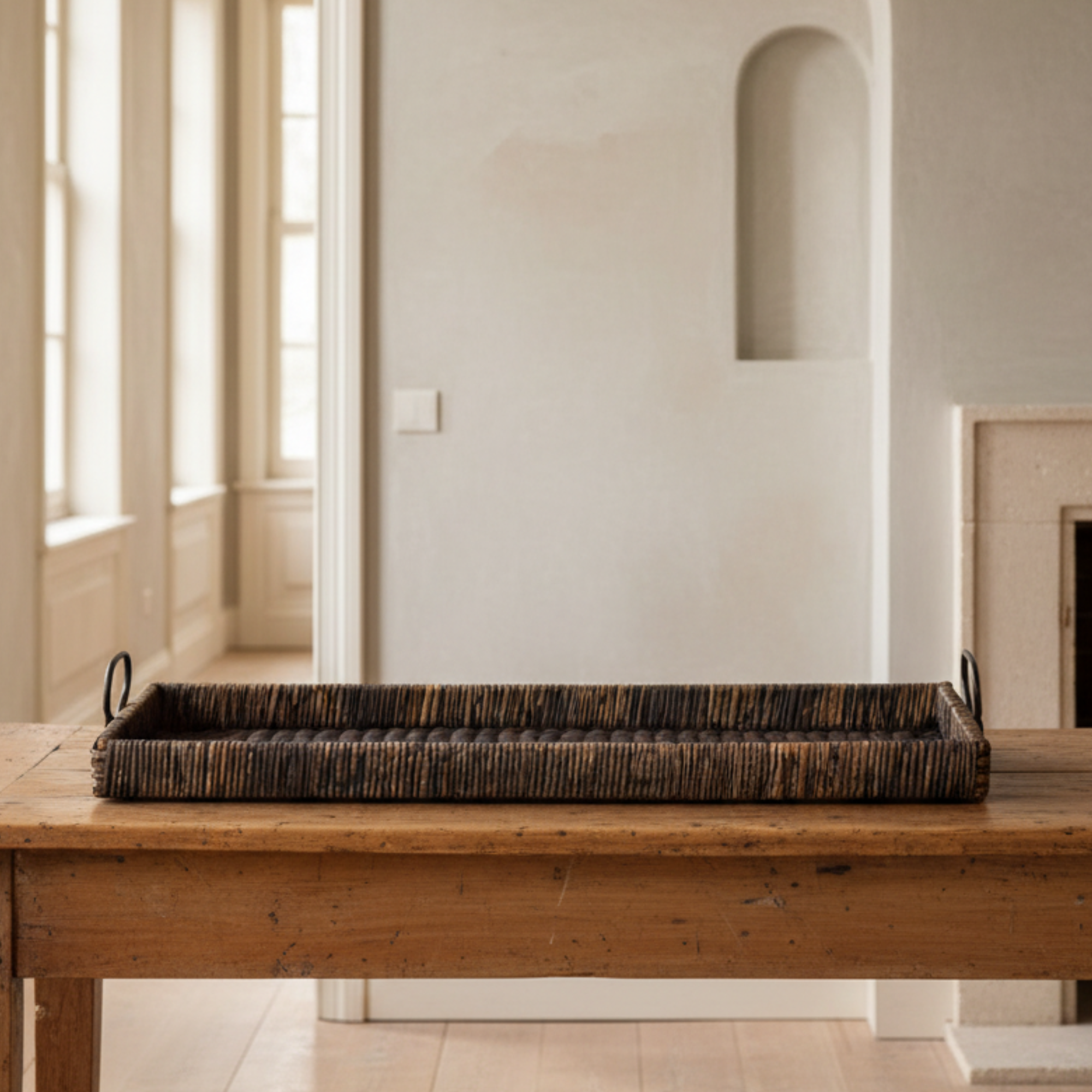 Decorative Rattan Tray