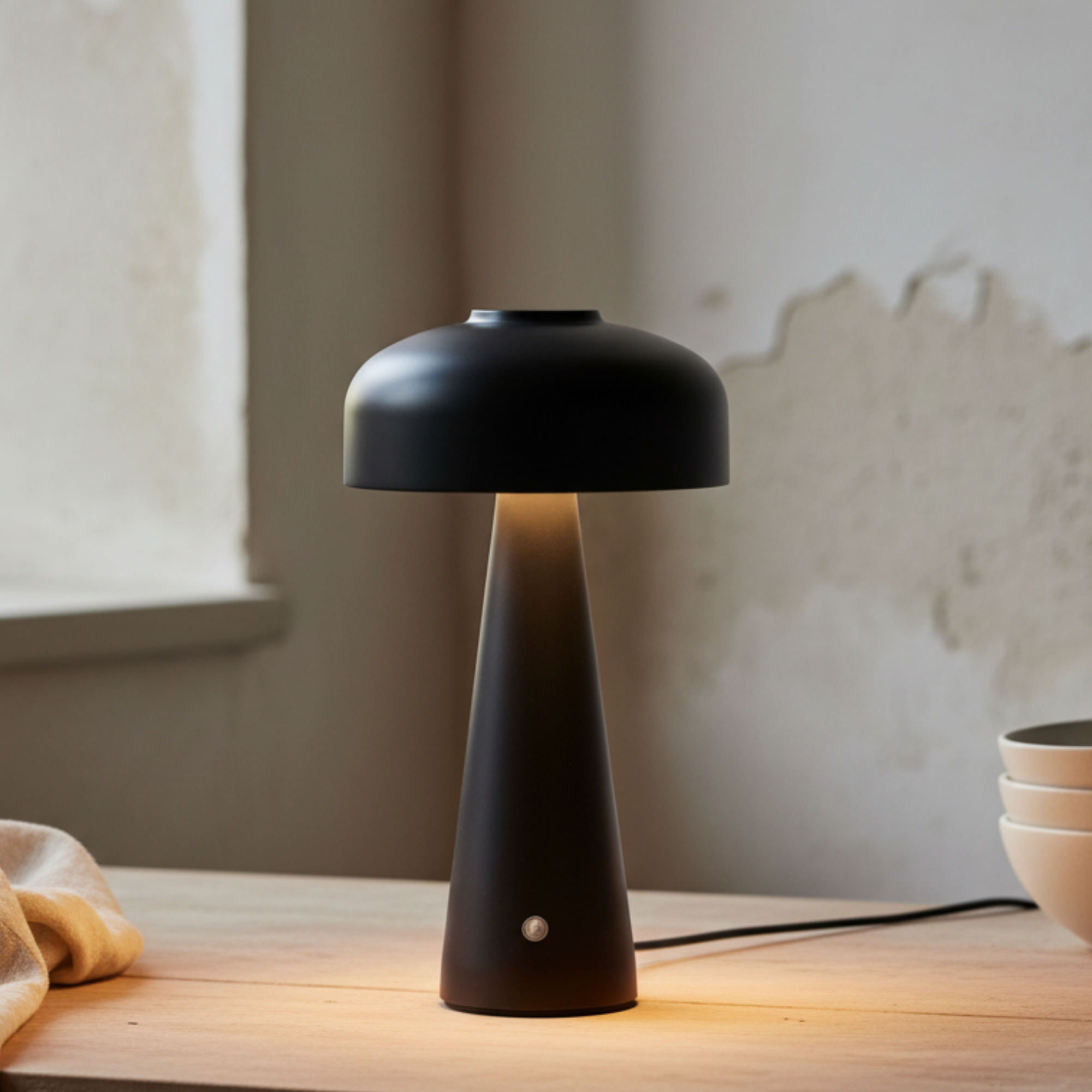 Black Adelaide LED Lamp