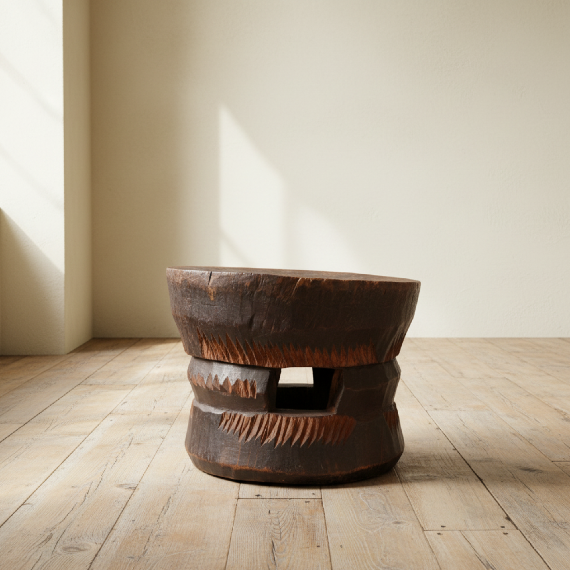 Yoruba Hand Carved Stool | 01