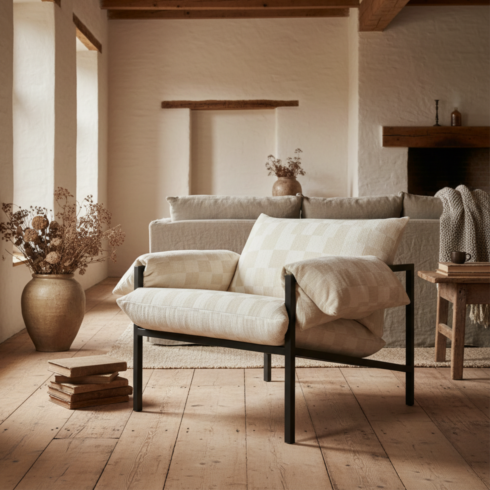 Fulton Lounge Chair | Mosaic Shell