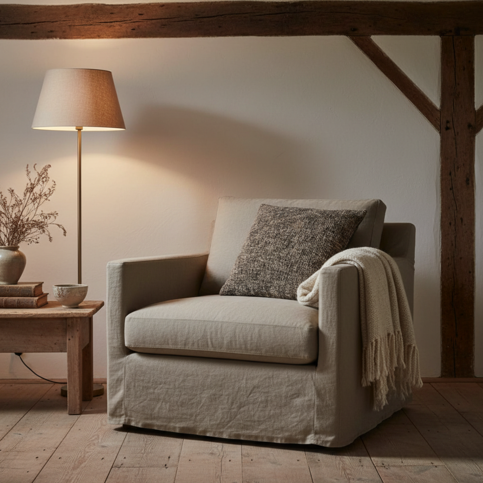 Melange Bouclé Pillow | Whiskey & Wood