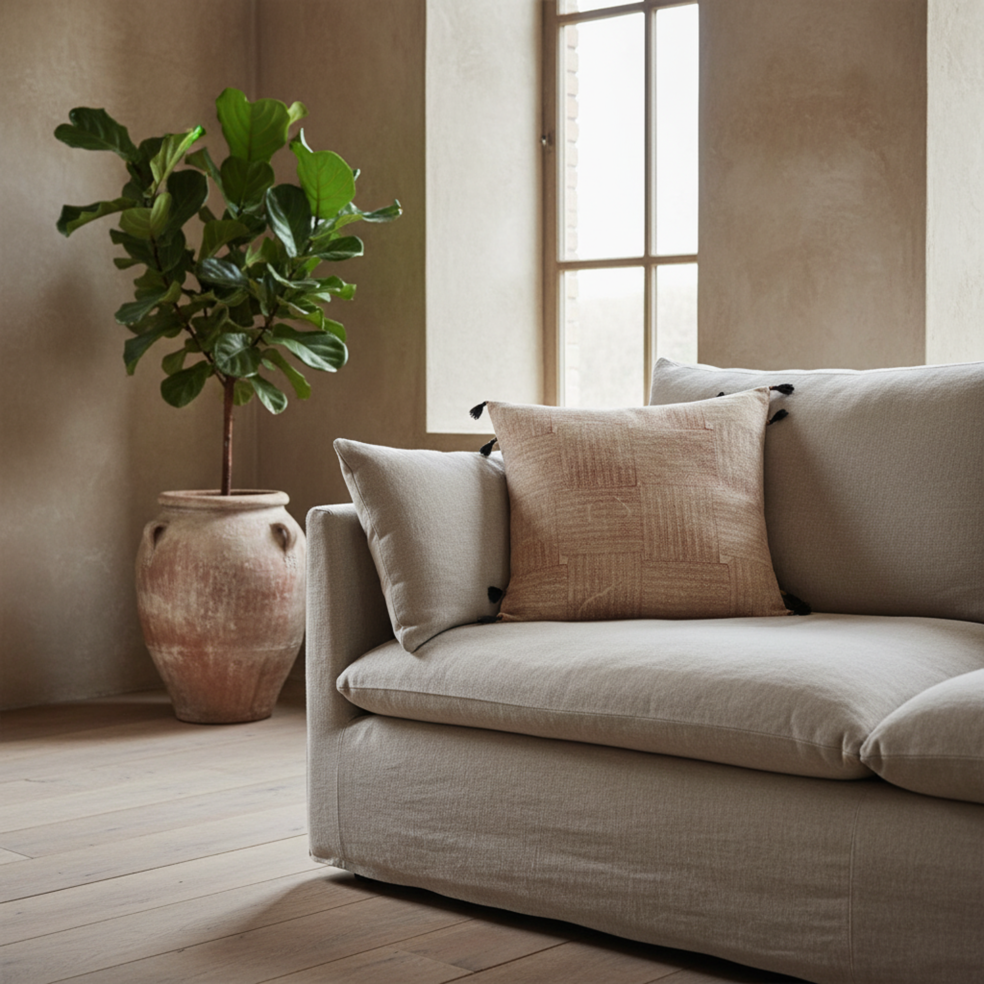 Magnolia Saffron Pillow