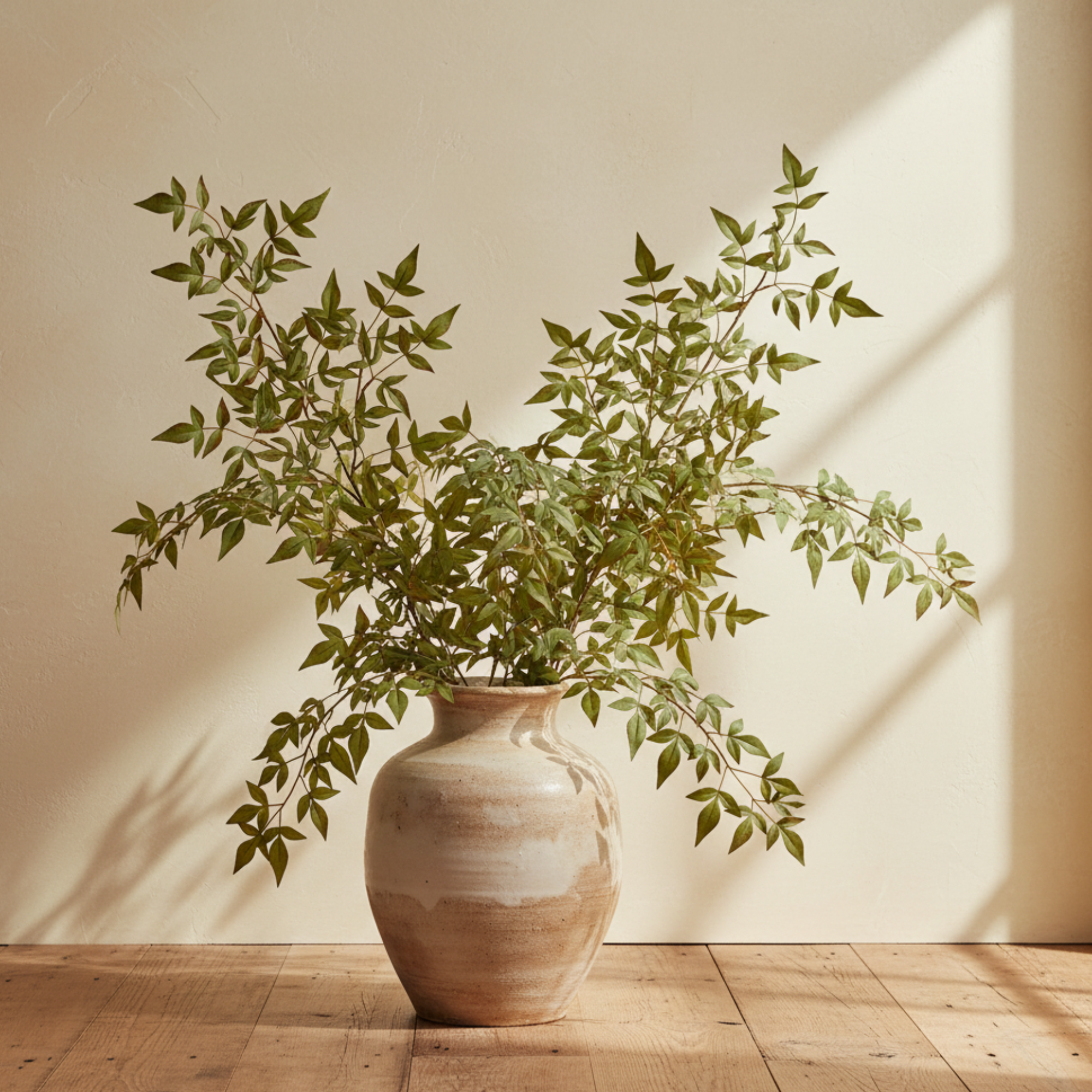 Nandina Spray | Green/Brown