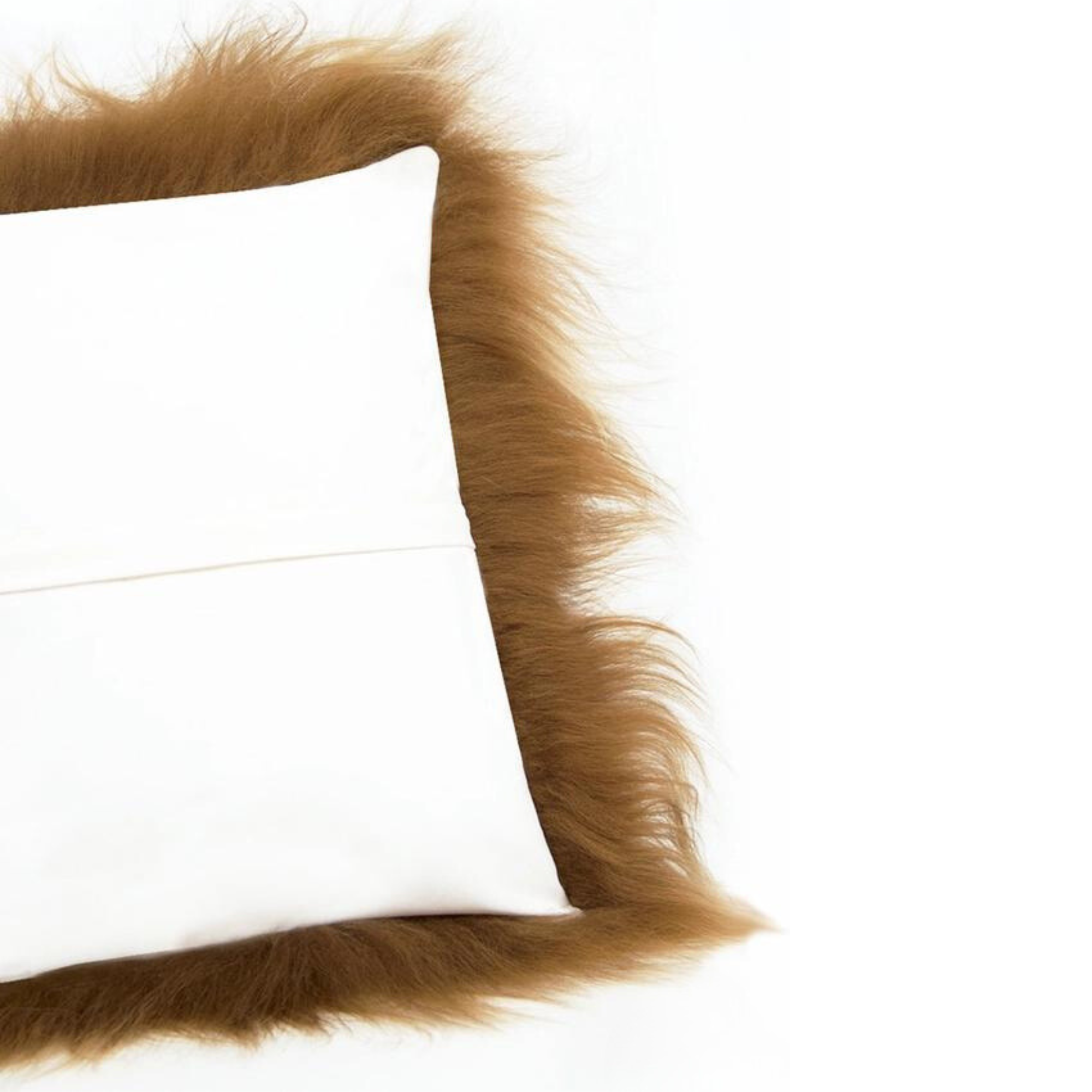 Shorn Brown Icelandic Sheepskin Pillow