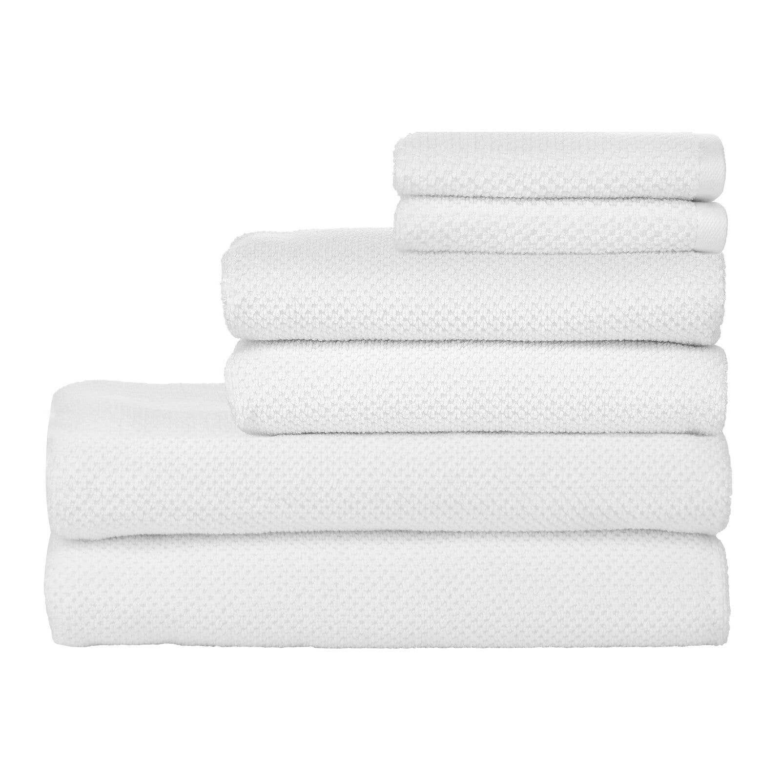 Snow 6Pc Bath Towel Set | Nate Home by Nate Berkus