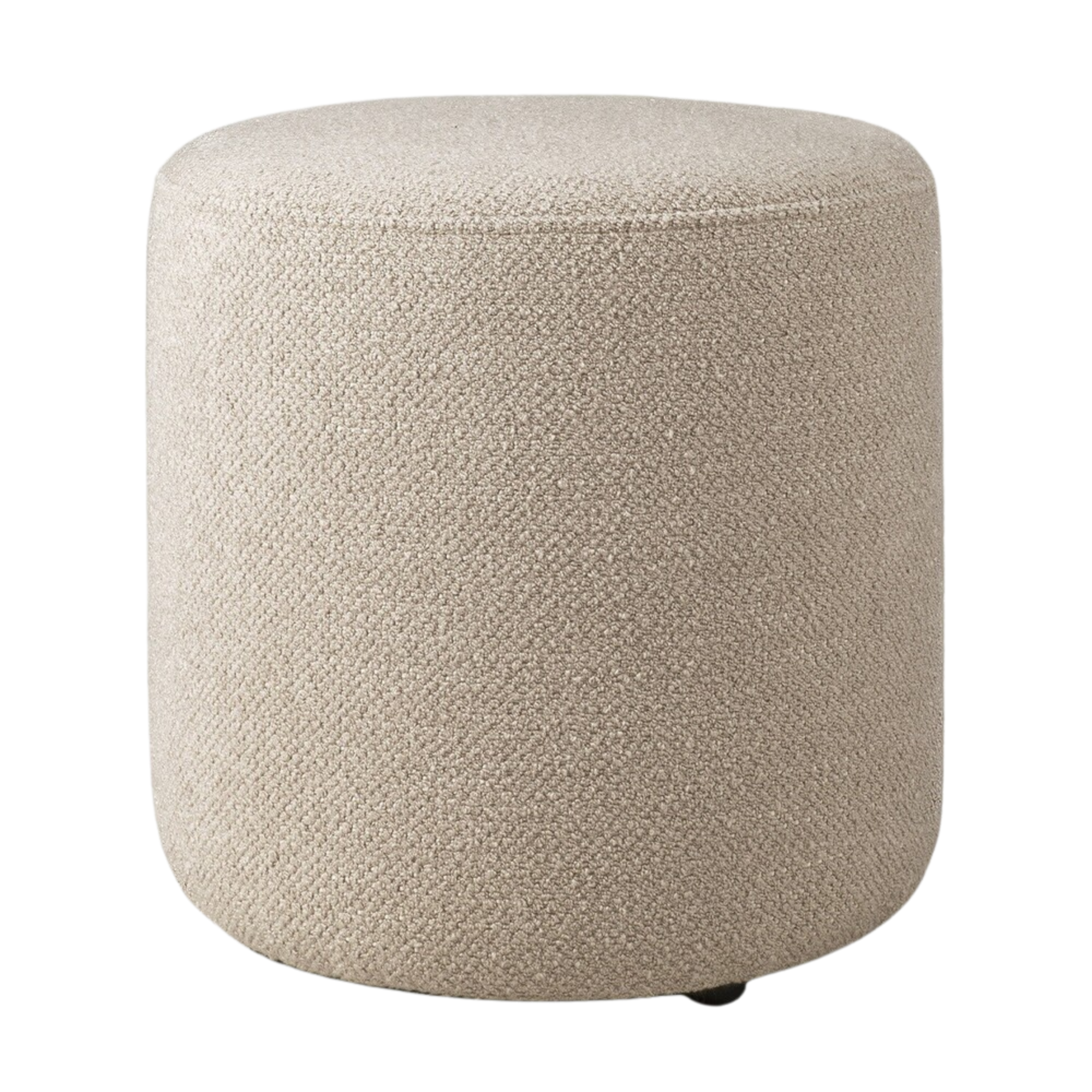 Barrow Pouf by Jacques Deneef | Cream Floor Sample