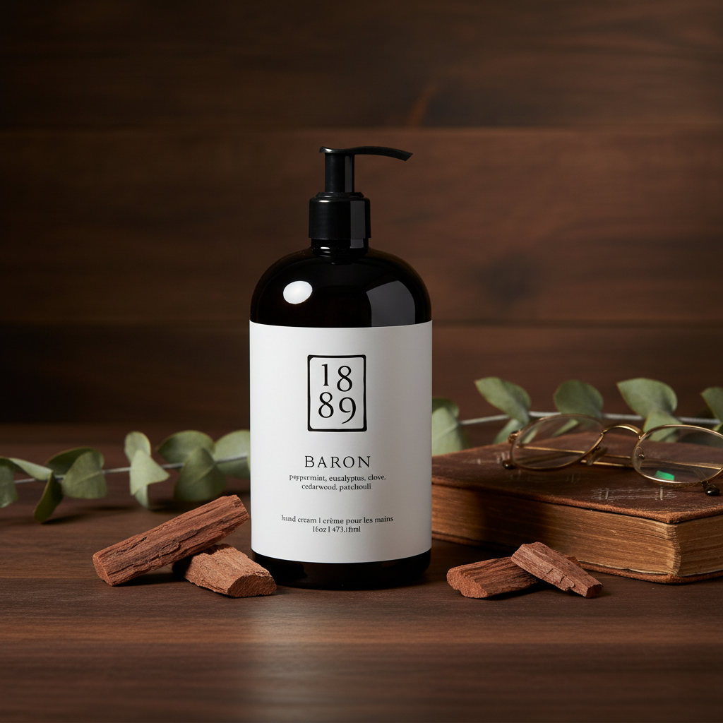 Baron Hand Cream - Sales-Optimized Lifestyle Image