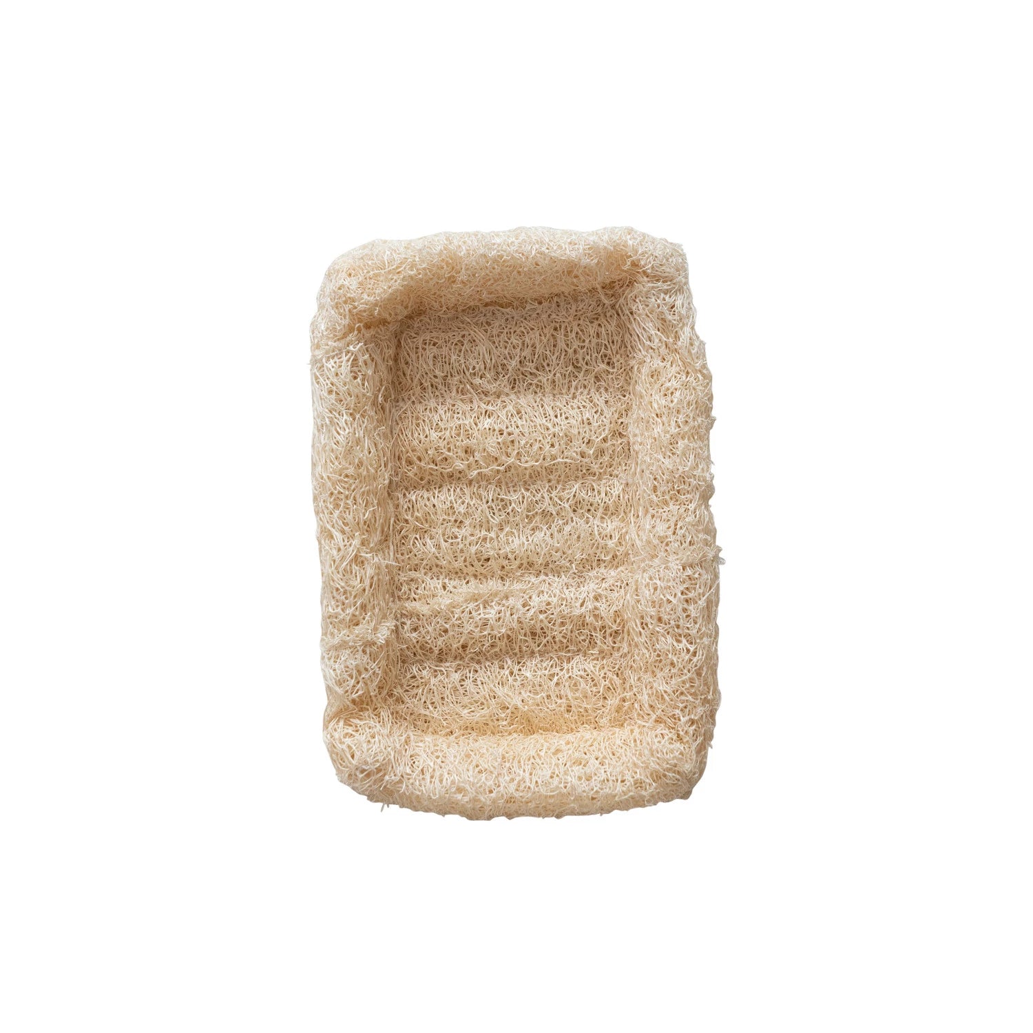 Natural Loofah Soap Dish | Small