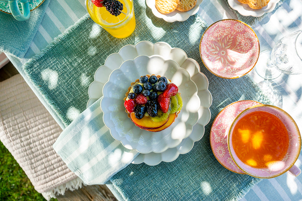 Amelia Plate Medium | White