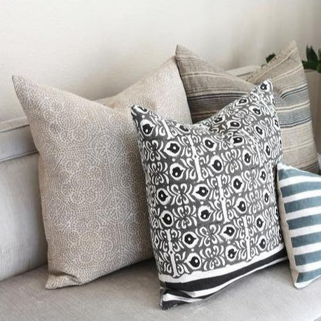 Wisteria White Pillow