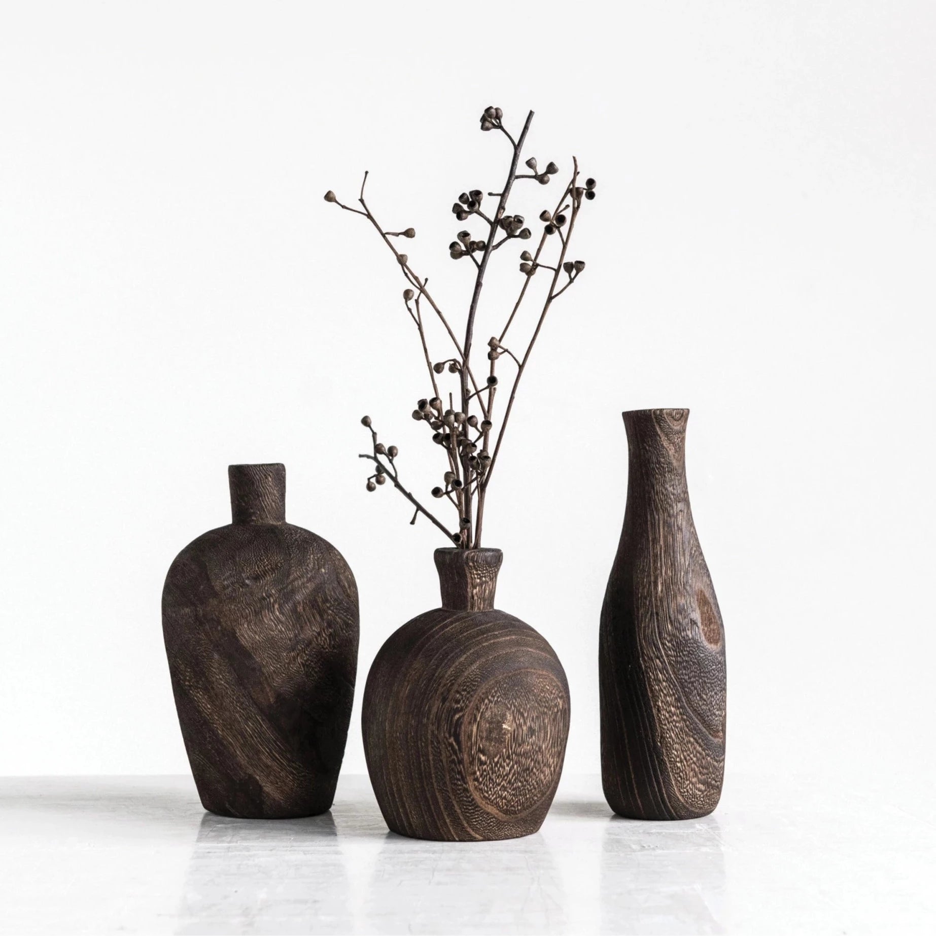 Decorative Paulownia Wood Vase
