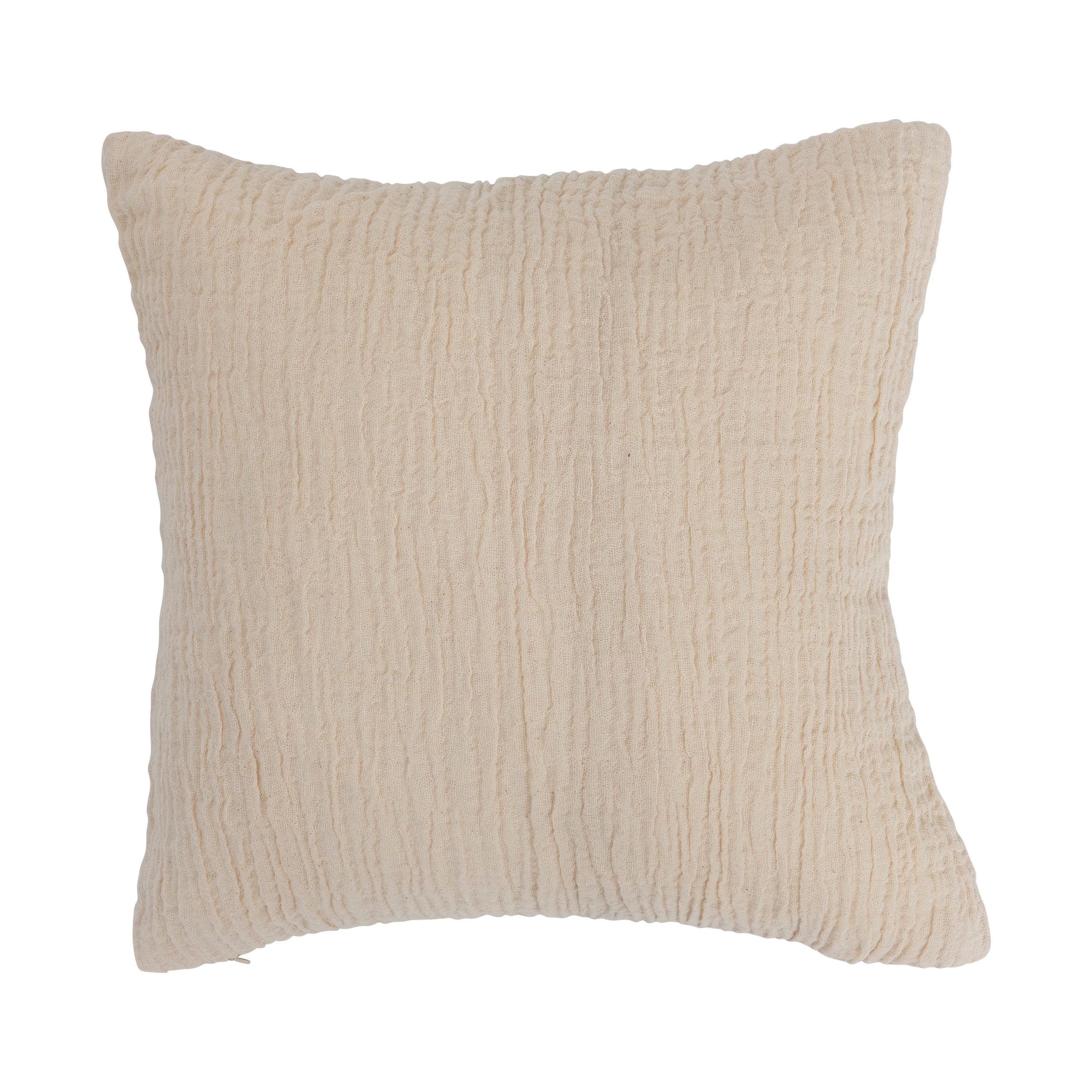 Kuba Cloth Pattern Pillow | Mustard & Cream