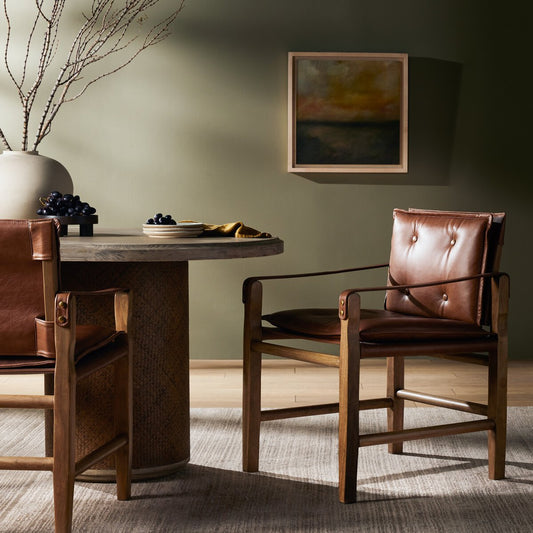 Lenz Dining Armchair | Sonoma Chestnut