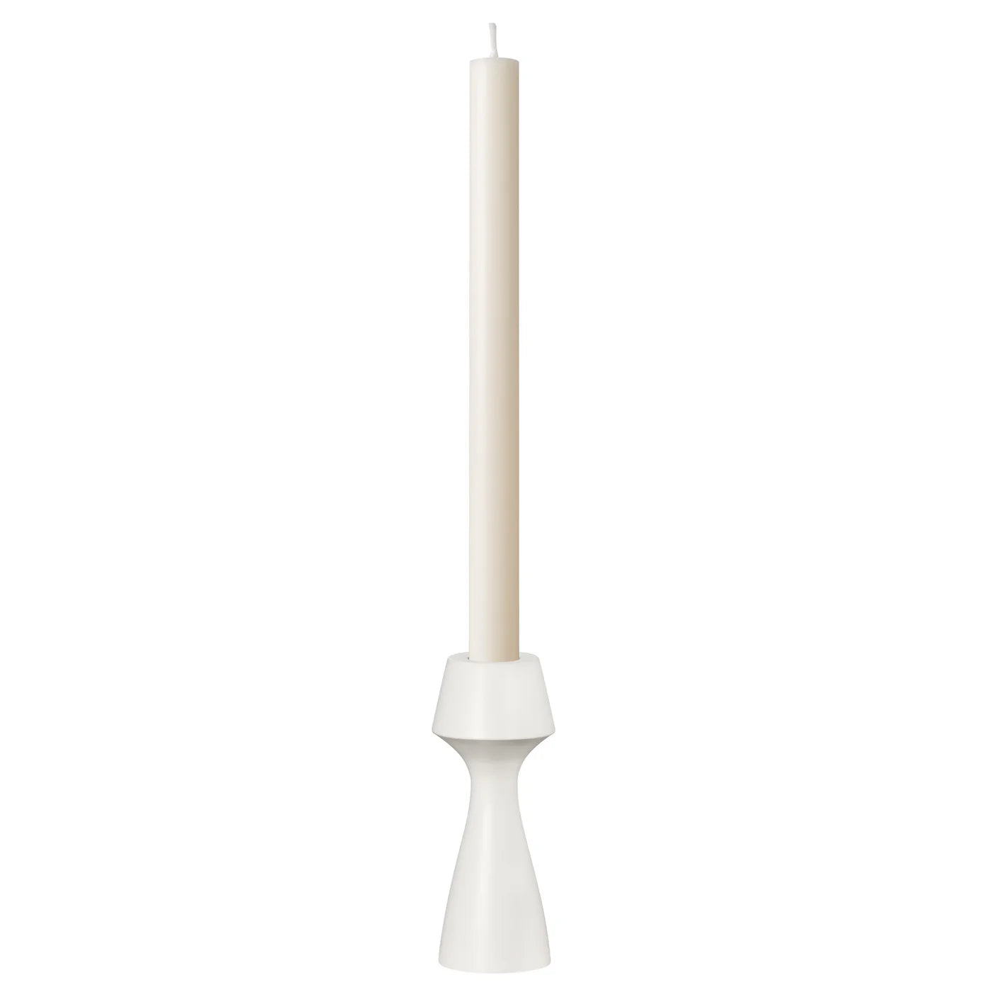 Moda Matte White Taper Candle Holder