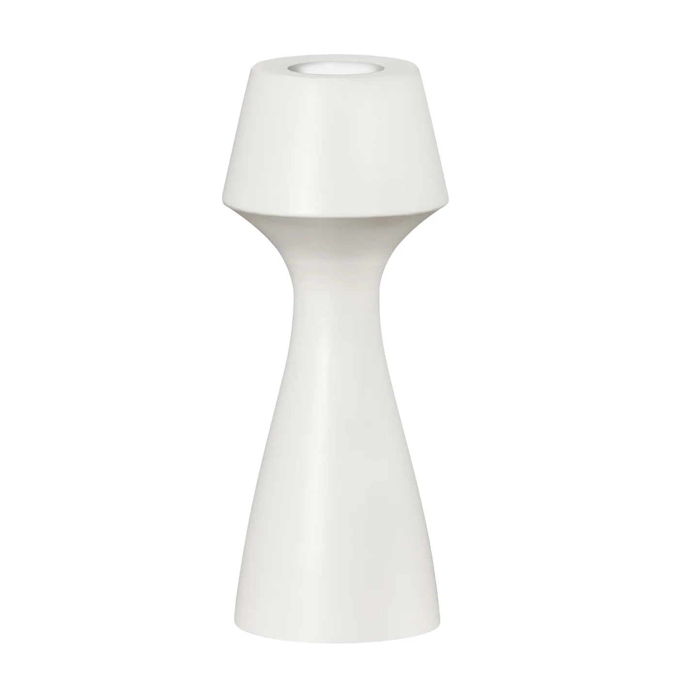 Moda Matte White Taper Candle Holder