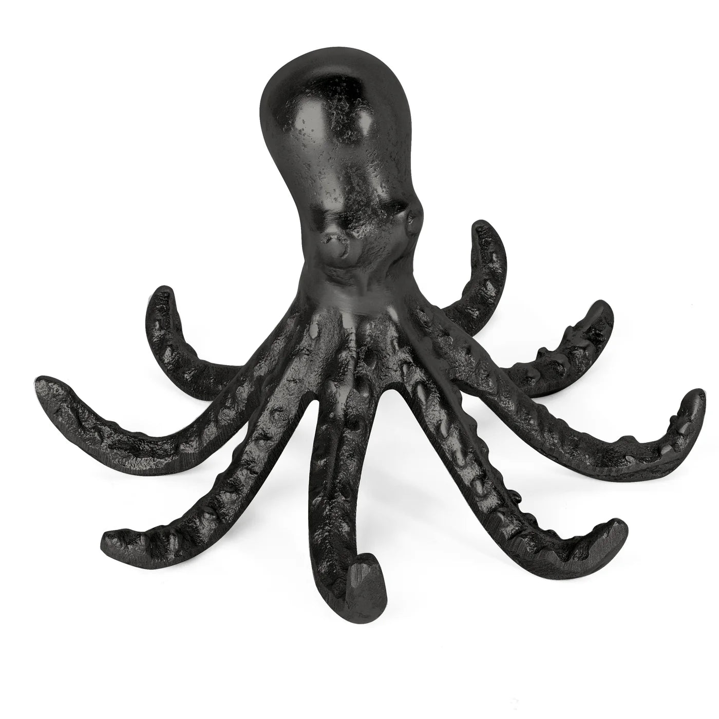 Octopus Sculpture | Matte Black