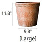 Large Terracotta Red Concrete Planter Pot