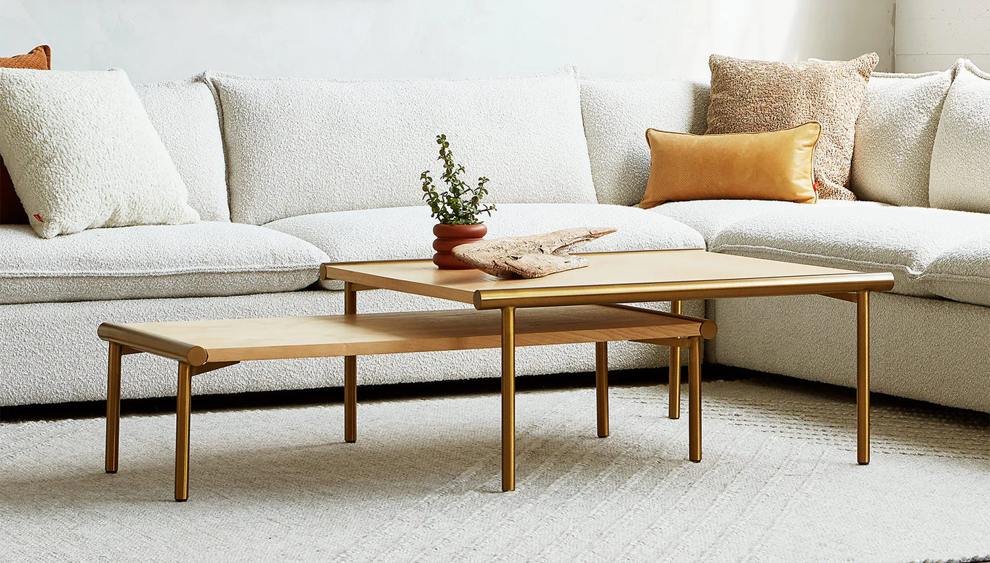 Manifold Coffee Table | Blonde Ash Square