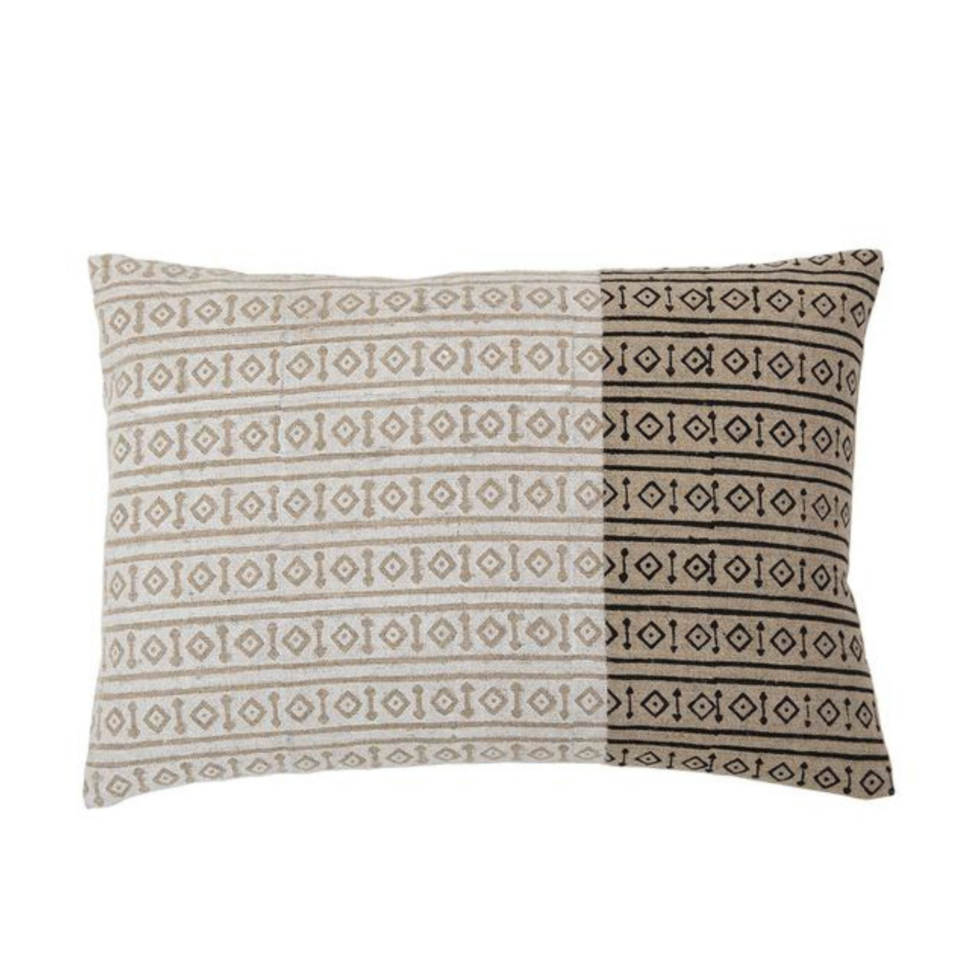 Misa White Band Pillow