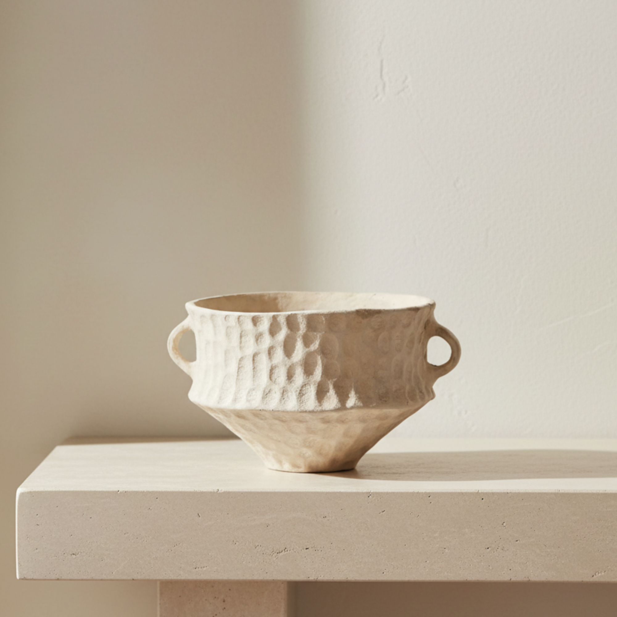 Cascade Paper Mache Urn