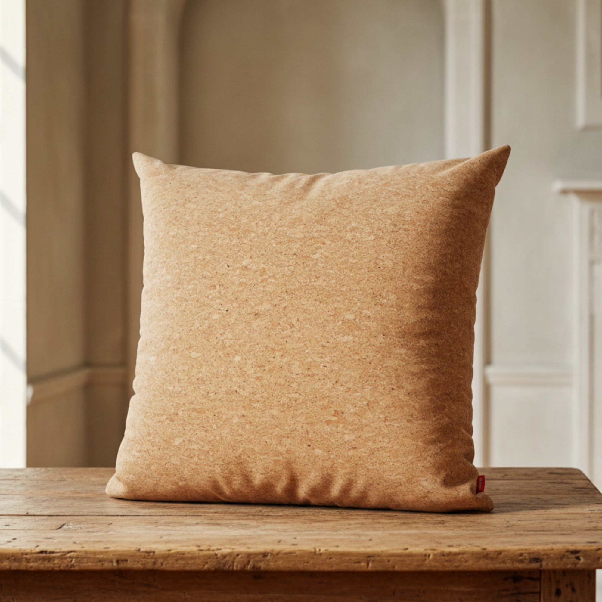 Cork Puff Pillow