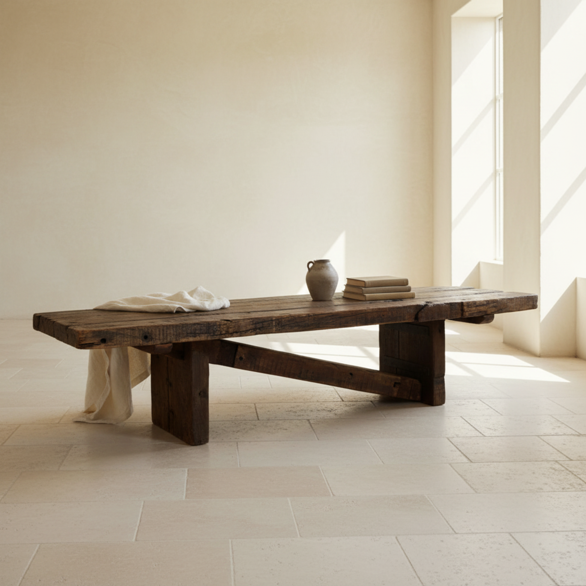 Salvaged Beam Coffee Table