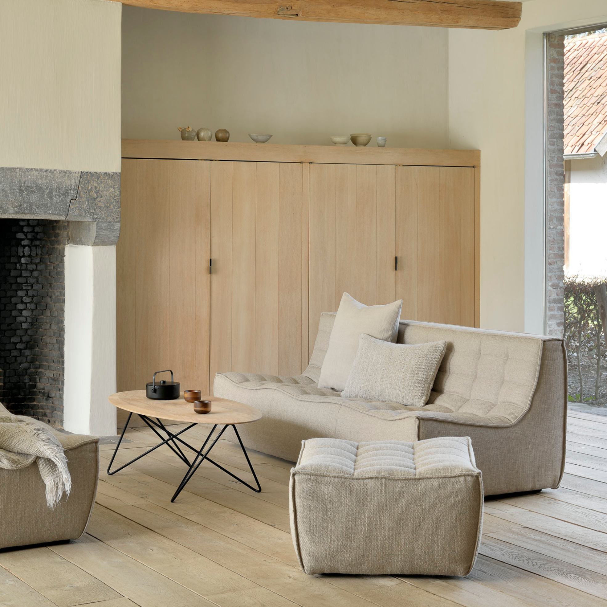 Nomad Cushion by Dawn Sweitzer | Oat | Lumbar