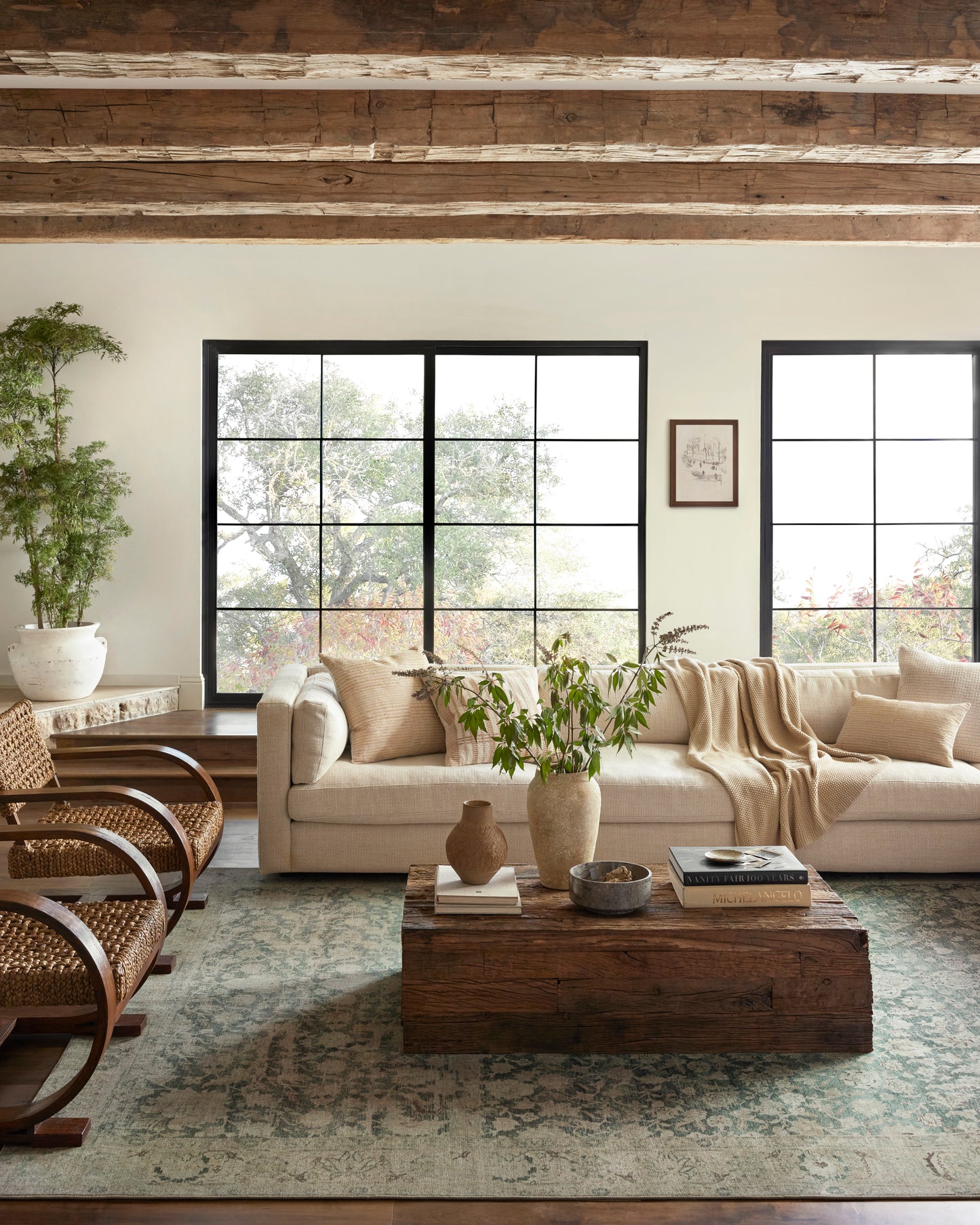 Sinclair | Jade/Sand | Magnolia Home By Joanna Gaines x Loloi