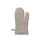 Woven Linen & Cotton Waffle Hot Mitt | Cream