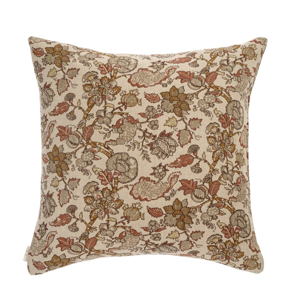 Flowerbed Linen Pillow | Sand