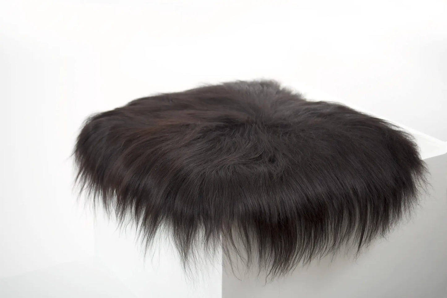 Black Icelandic Sheepskin Chair Pad